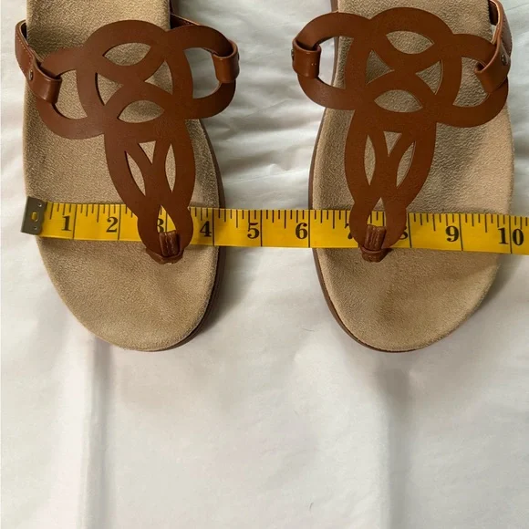 Naturalizer Brown Cutout Sandals - Picture 5 of 8
